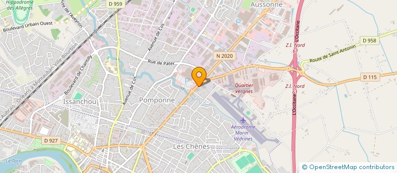 localisation de l'entreprise SCI ALL4ONE  MONTAUBAN