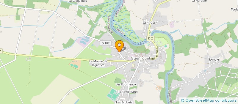 localisation de l'entreprise SCI ALLAGRE  GUENROUET