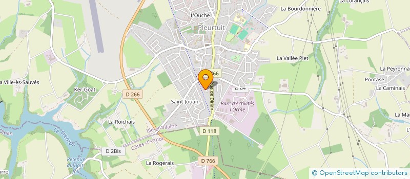 localisation de l'entreprise SCI ALLAIN  PLEURTUIT