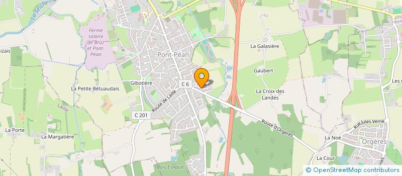 localisation de l'entreprise SCI ALLAIN  PONT-PEAN