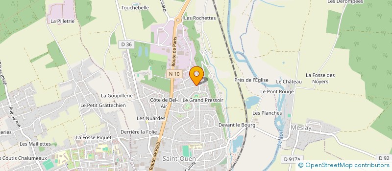 localisation de l'entreprise SCI ALLAIN ANDREW SAINT OUEN  SAINT-OUEN