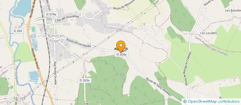 localisation de l'entreprise SCI ALLAIN INVESTISSEMENTS  LE BREUIL-EN-AUGE