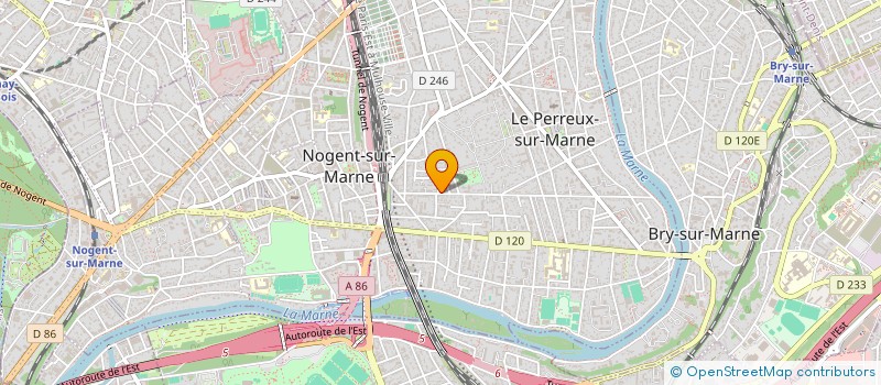 localisation de l'entreprise SCI ALLAIN - THELEN  LE PERREUX-SUR-MARNE