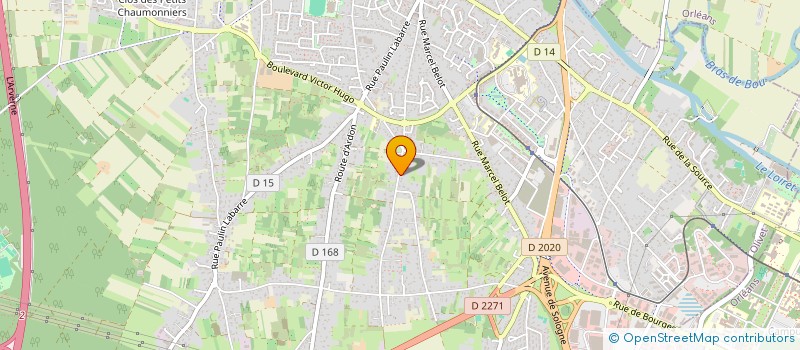 localisation de l'entreprise SCI ALLAIRE-SEGRET à OLIVET