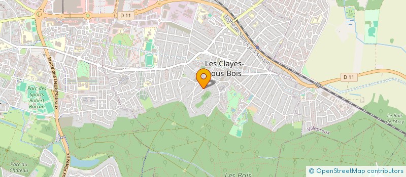 localisation de l'entreprise SCI ALLAIT à CLAYES-SOUS-BOIS (LES)