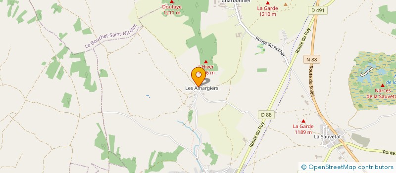 localisation de l'entreprise SCI ALLAN I  SAINT-HAON