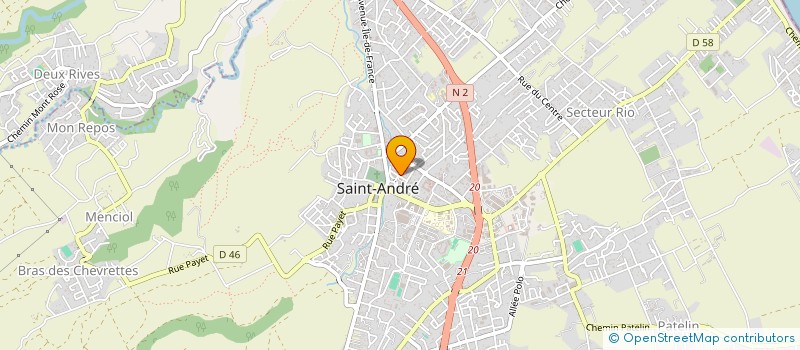 localisation de l'entreprise SCI ALLANA à SAINT-ANDRE