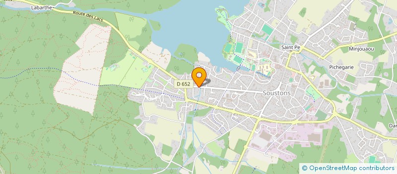 localisation de l'entreprise SCI ALLANIC  SOUSTONS