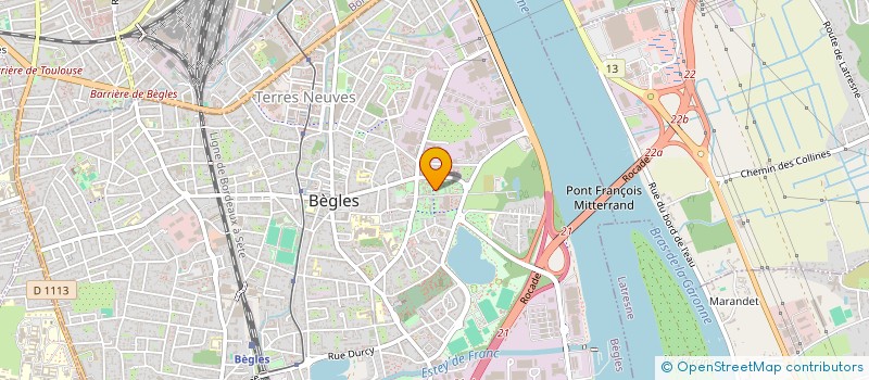 localisation de l'entreprise SCI ALLANT à BEGLES