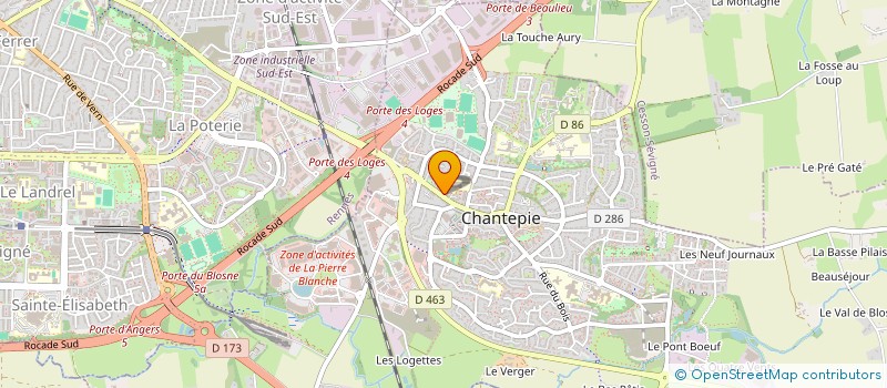 localisation de l'entreprise SCI ALLARA  CHANTEPIE