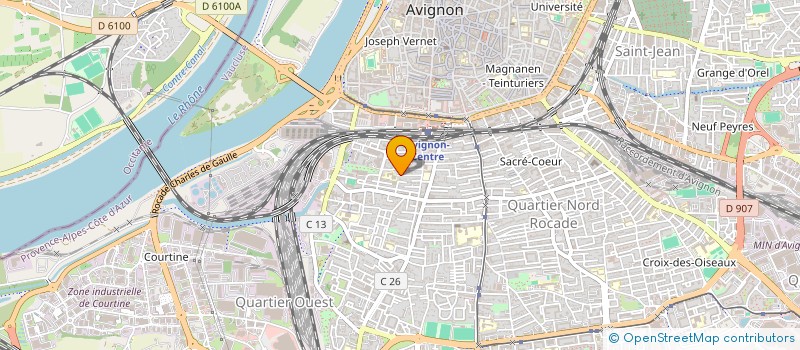 localisation de l'entreprise SCI ALLARD  AVIGNON