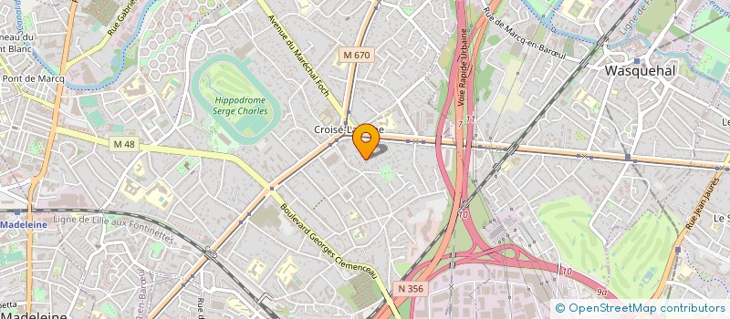 localisation de l'entreprise SCI ALLARD  WASQUEHAL