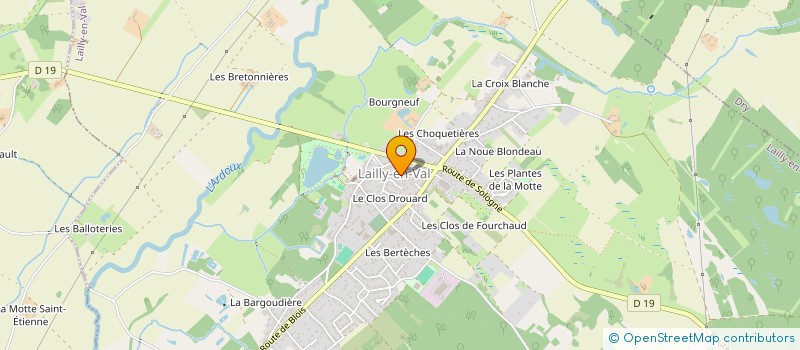 localisation de l'entreprise SCI ALLARD à LAILLY-EN-VAL