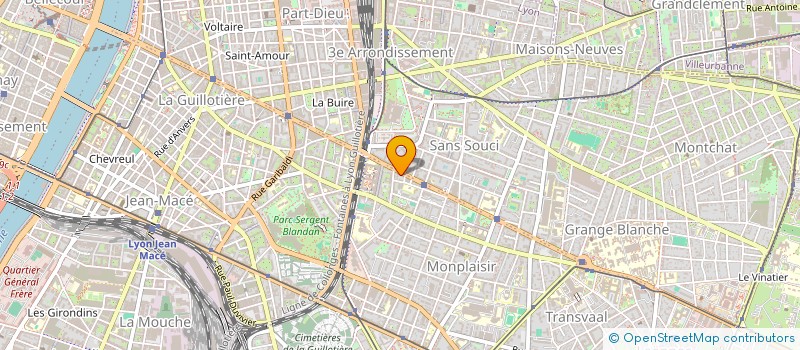 localisation de l'entreprise SCI ALLARD ALBERT THOMAS  LYON