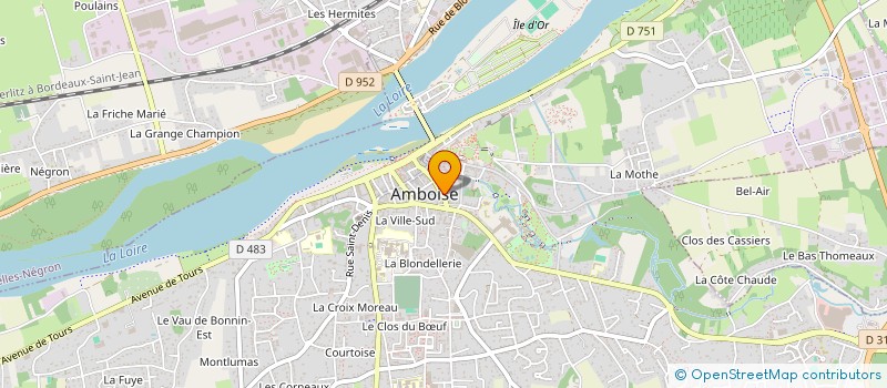 localisation de l'entreprise SCI ALLARD CASSABE PILORGE RANKOWSKI  AMBOISE