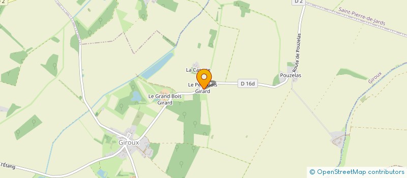 localisation de l'entreprise SCI ALLARD ET LAURENT à GIROUX