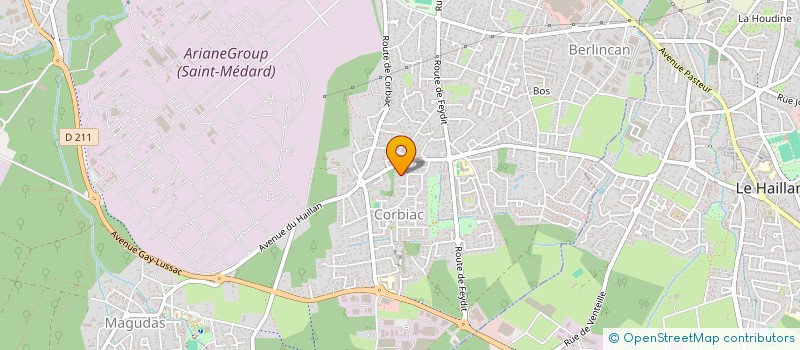 localisation de l'entreprise SCI ALLARD GORCE DUPOUY DENEUVILLE  SAINT-MEDARD-EN-JALLES