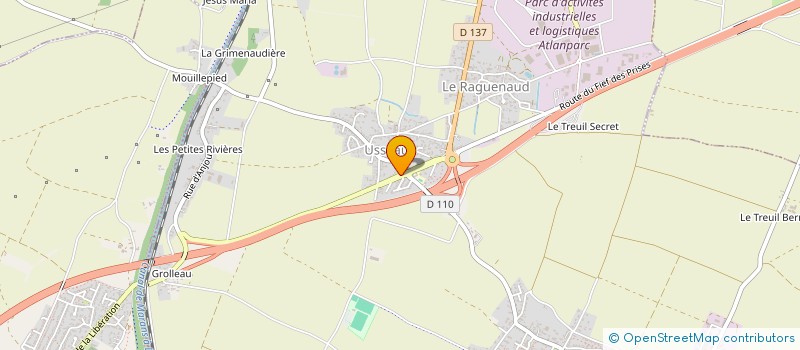 localisation de l'entreprise SCI ALLARD MANDE  SAINTE-SOULLE