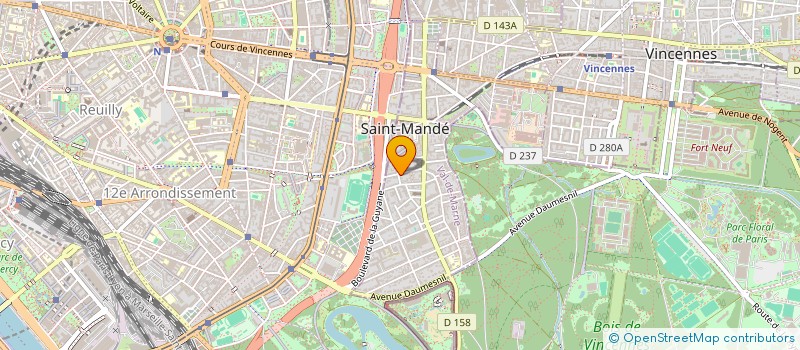 localisation de l'entreprise SCI ALLARD PAUL BERT A SAINT MANDE à SAINT-MANDE