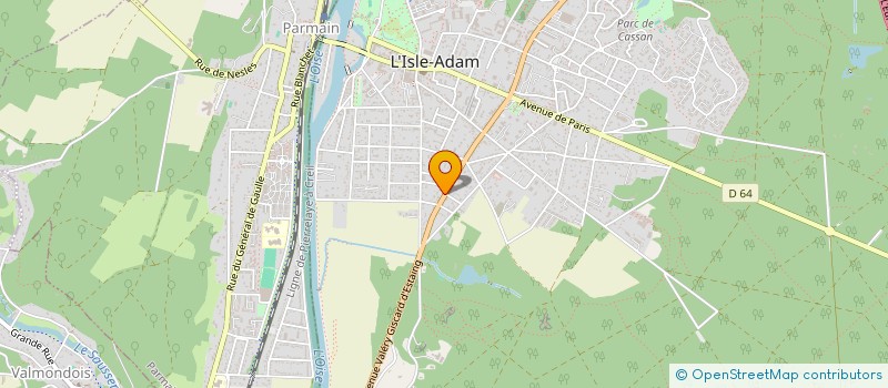 localisation de l'entreprise SCI ALLARDYCE  L'ISLE-ADAM