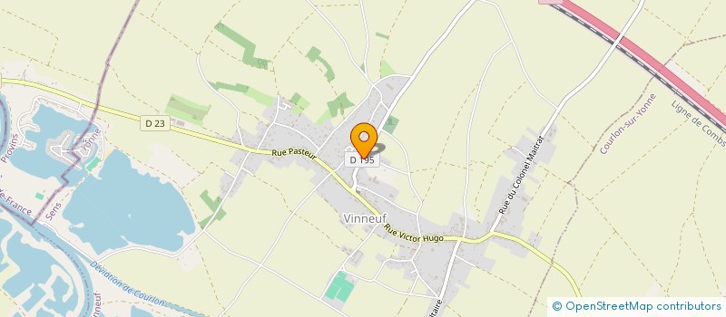 localisation de l'entreprise SCI ALLART  VINNEUF