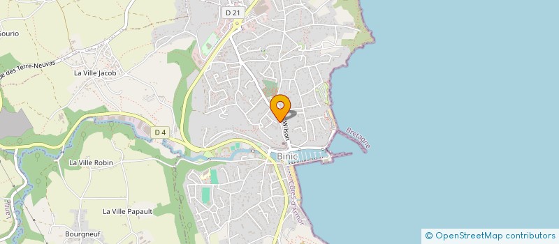 localisation de l'entreprise SCI ALLBER'CH  BINIC-ETABLES-SUR-MER