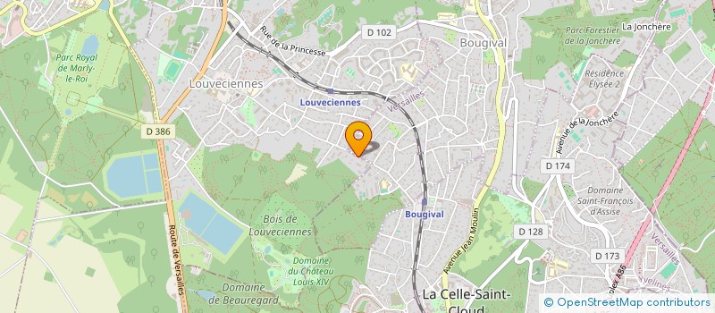 localisation de l'entreprise SCI ALLBORD  LOUVECIENNES