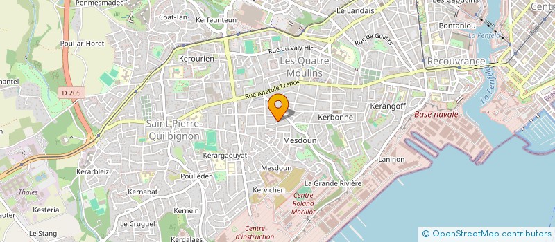 localisation de l'entreprise SCI ALLD  BREST