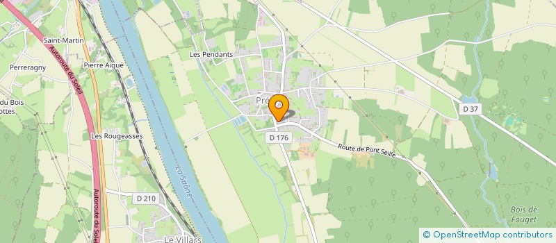 localisation de l'entreprise SCI ALLEANE  PRETY