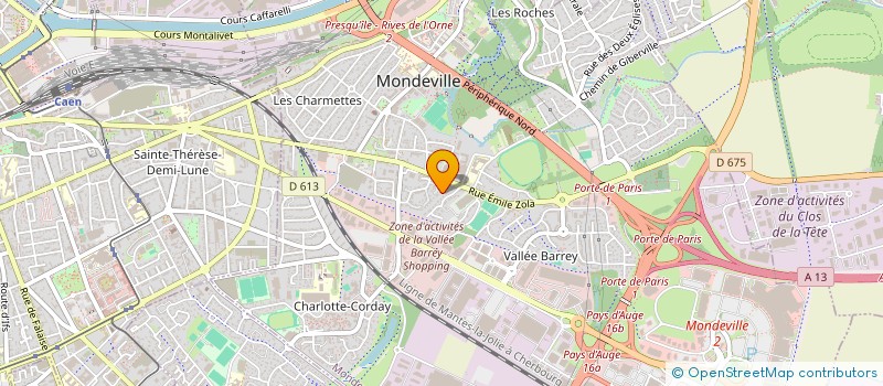 localisation de l'entreprise SCI ALLEAU à MONDEVILLE