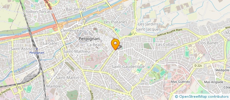localisation de l'entreprise SCI ALLECA à PERPIGNAN