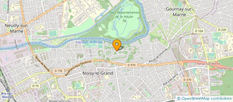 localisation de l'entreprise SCI ALLEE DE LA GROTTE à NOISY-LE-GRAND