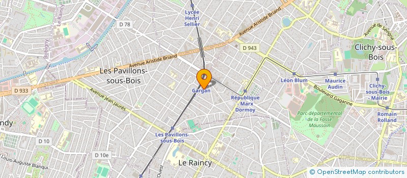 localisation de l'entreprise SCI ALLEE DE ROSNY à LIVRY-GARGAN