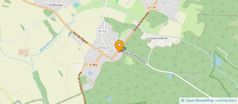 localisation de l'entreprise SCI ALLEE DES CHATAIGNIERS  GAMBAIS