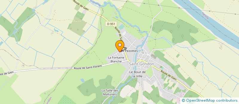 localisation de l'entreprise SCI ALLEE DES ROSERAIES 2 à SAINT-GONDON