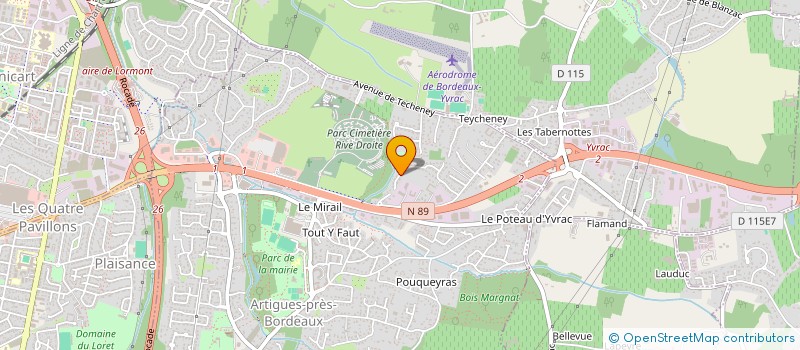 localisation de l'entreprise SCI ALLEE DES VENDANGEURS  ARTIGUES-PRES-BORDEAUX