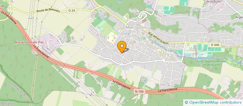 localisation de l'entreprise SCI ALLEE RENOIR  MARCOUSSIS