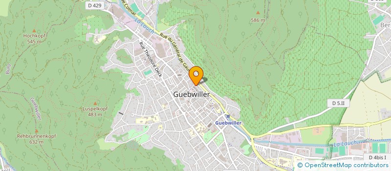 localisation de l'entreprise SCI ALLEGRA  GUEBWILLER