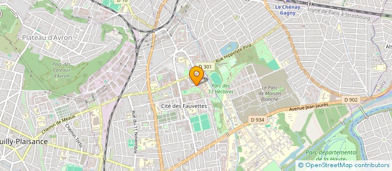 localisation de l'entreprise SCI ALLEGRA à NEUILLY-SUR-MARNE