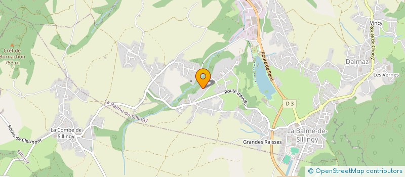 localisation de l'entreprise SCI ALLEGRE-GRENETTE  EPAGNY METZ-TESSY