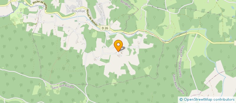 localisation de l'entreprise SCI ALLEGRE SEBASTIEN ET VIRGINIE  BOUILLAC
