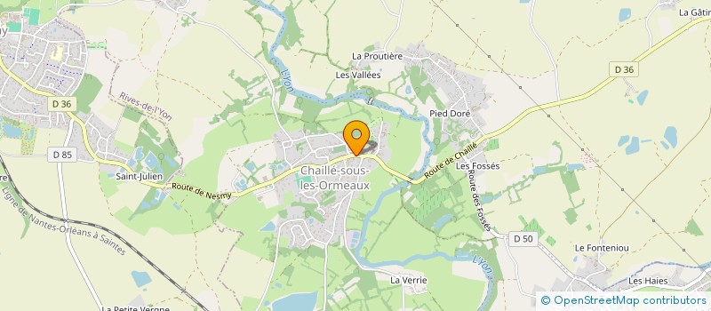 localisation de l'entreprise SCI ALLEGRO  RIVES DE L'YON