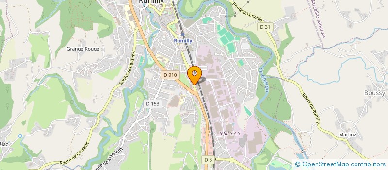 localisation de l'entreprise SCI ALLEMAND  RUMILLY