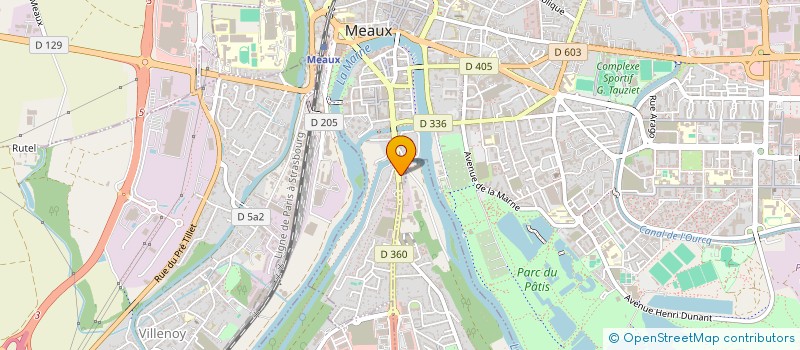localisation de l'entreprise SCI ALLENDE BRIAND à MEAUX