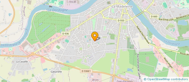localisation de l'entreprise SCI ALLENI à BERGERAC