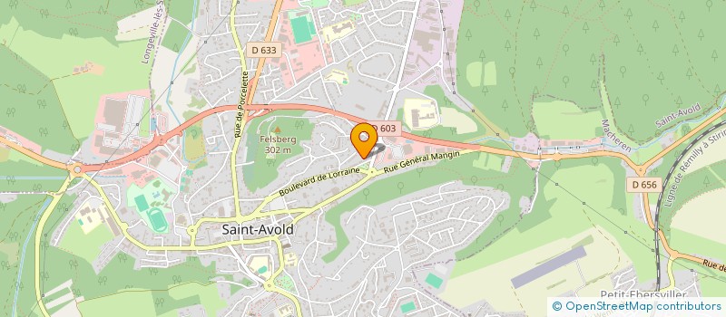 localisation de l'entreprise SCI ALLENNACS à SAINT-AVOLD