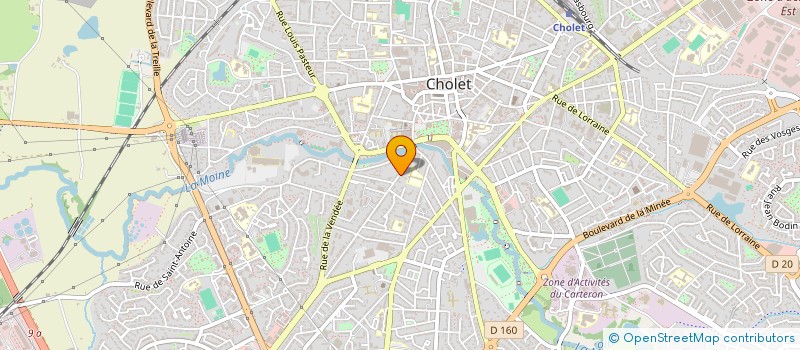 localisation de l'entreprise SCI ALLERGO à CHOLET
