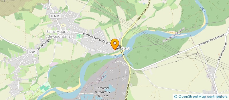 localisation de l'entreprise SCI ALLESA  SAINT-MAURICE-DE-GOURDANS