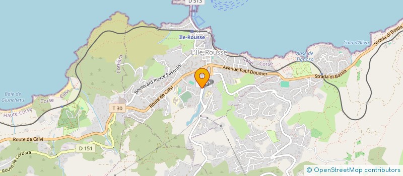 localisation de l'entreprise SCI ALLETTI à L'ILE-ROUSSE