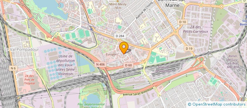 localisation de l'entreprise SCI ALLIANCE à CRETEIL